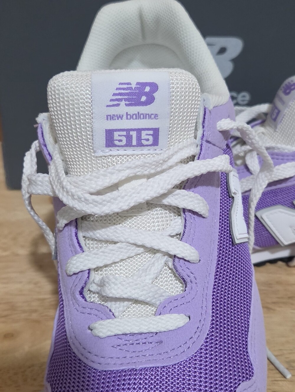 New Balance 515 Kids Youth Size 5 Purple White Running Shoes Sneakers GC515BL - Picture 8 of 14